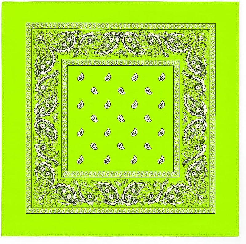 SUNRIBE 3 Pack Paisley Bandanas – 100% Cotton Square 21x21 Head Wrap, Headband, Face Cover, Neck Scarf for Men & Women - Image 1